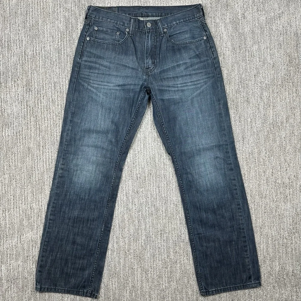 Levi's‎ 559 Jeans Mens 32x32 Dark Wash Blue Relaxed Straight Leg Denim 5 Pocket